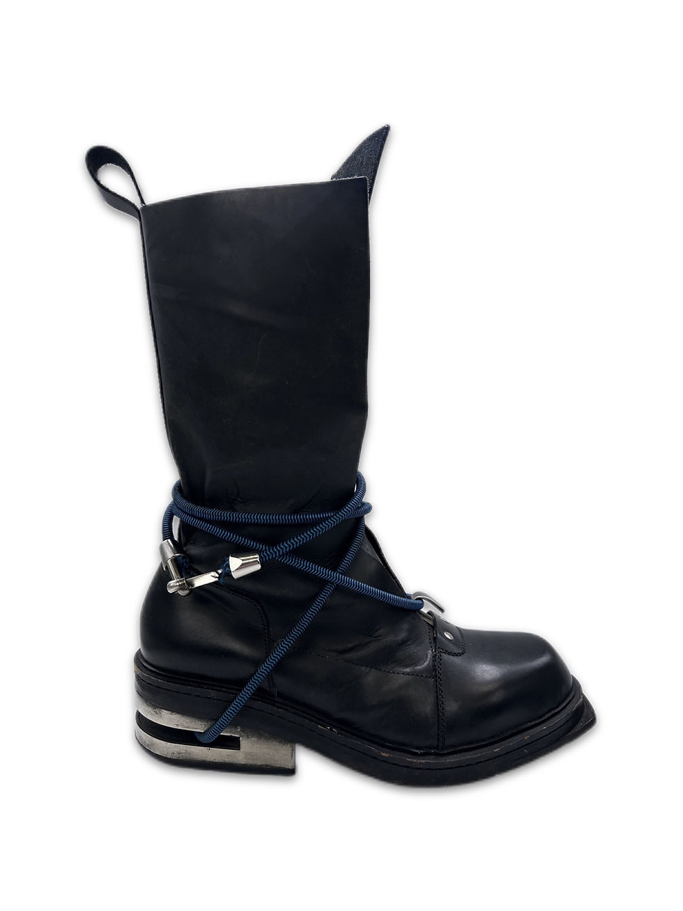 Thumbnail: AW96 Dirk Bikkembergs ‘Bungee Cord’ Leather Mountaineering Boots