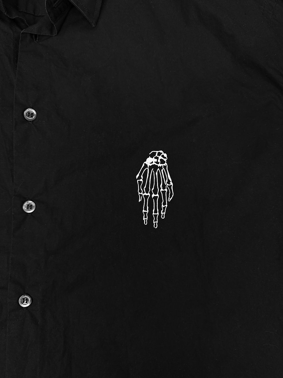 Thumbnail: AW21 Raf Simons ‘Spiderweb’ Gothic Skeleton Button Up Long Sleeve