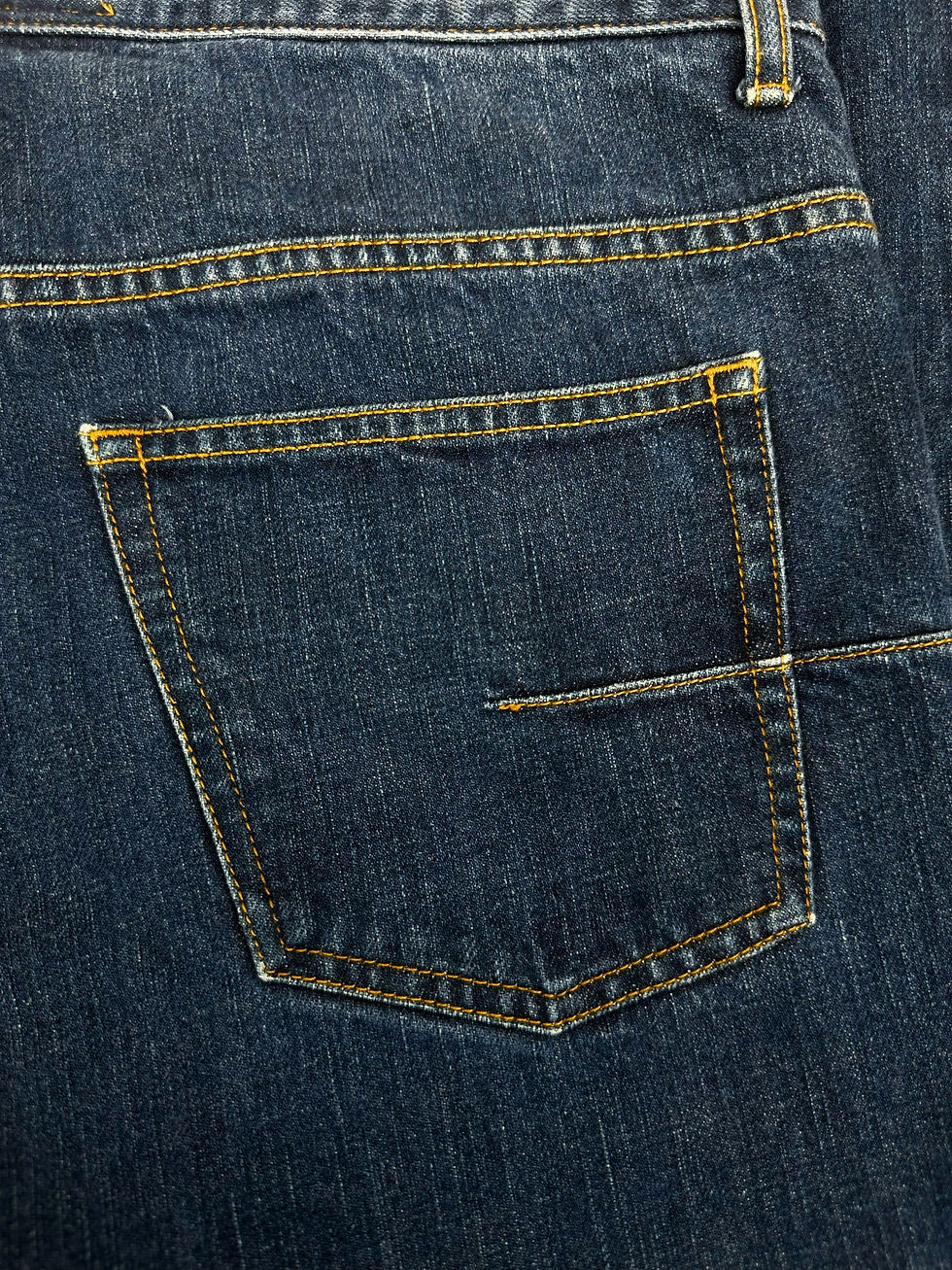 Thumbnail: 00s Dior by Hedi Slimane Dark Wash Slim Cut Denim