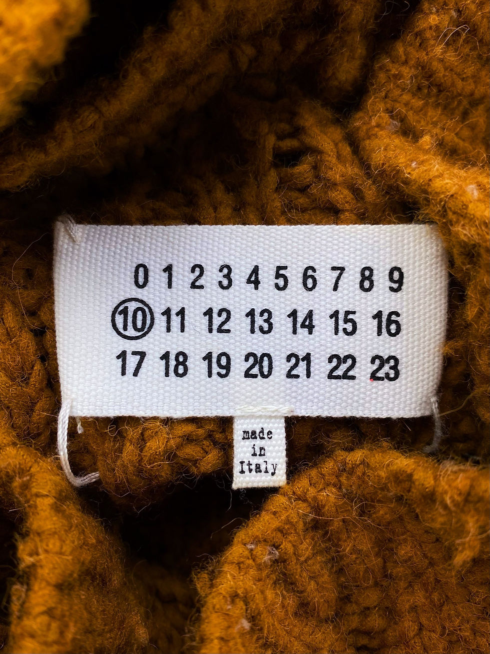 Thumbnail: AW16 Maison Margiela Tan Cable Knit Loose Gauge Knit Sweater