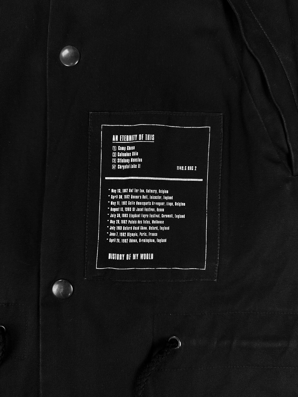 Thumbnail: AW05 Raf Simons ‘History of My World’ Poltergeist Patch Parka