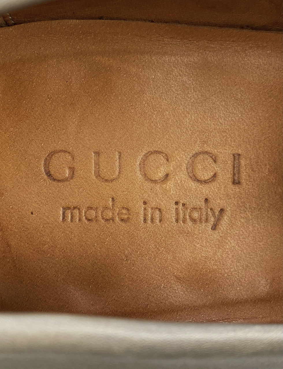 Thumbnail:  Gucci Leather Metallic Wooden Sole Loafers