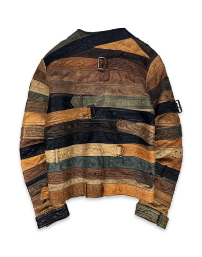 AW12 Maison Margiela x H&M 'Belt' Reworked Leather Jacket