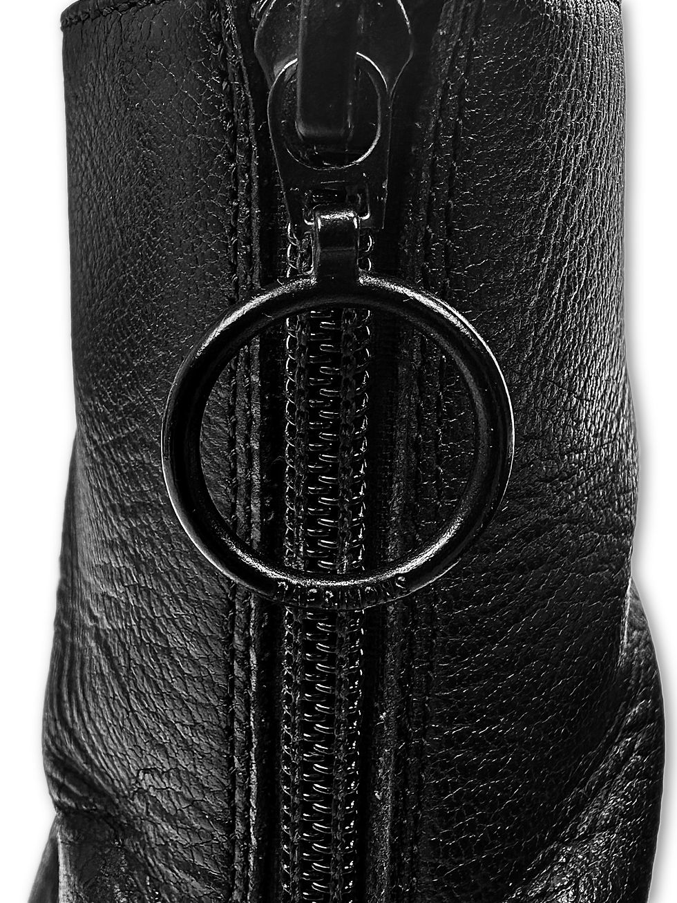 Thumbnail: SS21 Raf Simons ‘Cylcon’ Black Leather Back-zip Boots