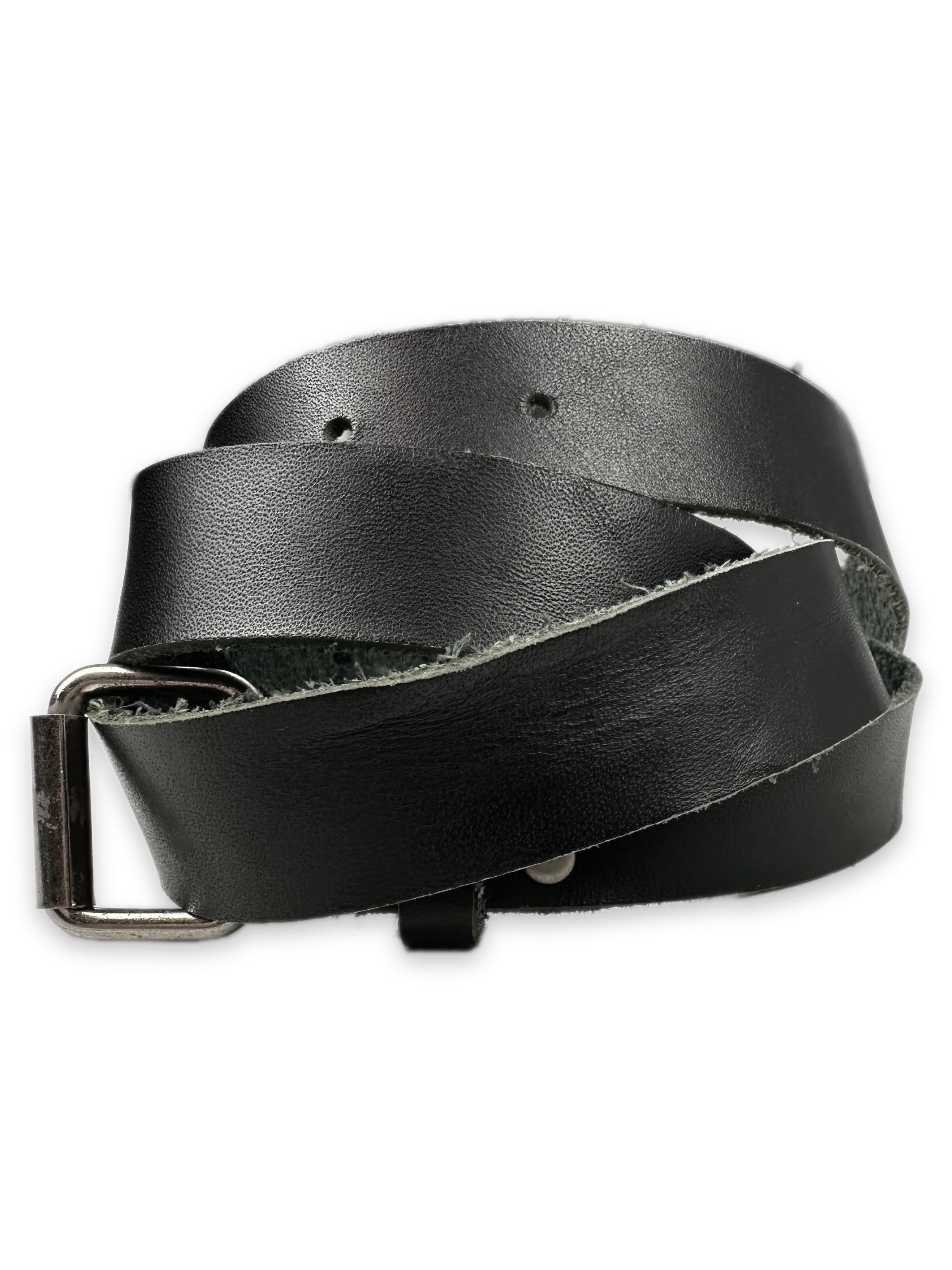 90s Comme des Garçons Homme Black Leather Belt