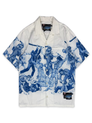 prada 16aw プラダ Christophe CONSUMED — Shirt 'Fructidor' Chemin Christophe FW16 Prada Cheminシャツコットン トップス