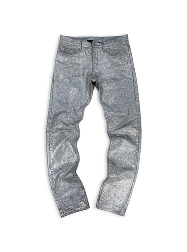 パンツ 00s Archive coating skinny denim Hedi SS06 Dior by Hedi Slimane 'Glitter' Skinny Cut Denim | ArchiveThreads