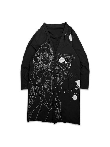 【 Ground Y x EVANGELION 】 Rei Ayanami Yohji Yamamoto Ground Y x Evangelion Reversible Rei Ayanami Coat