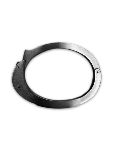 SS04 Helmut Lang ‘Handcuff’ Silver Adjustable Bracelet ArchiveThreads