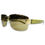 Thumbnail: Gucci Olive Green Rounded Frame Metallic Logo Sunglasses