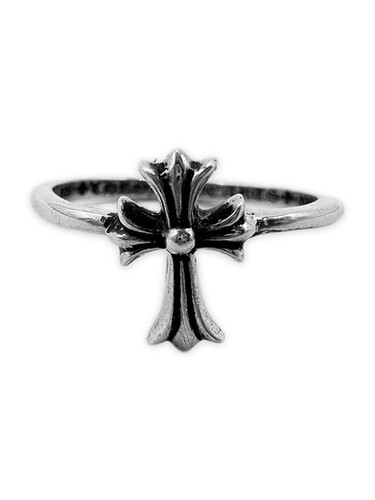 Chrome Hearts Cross Bubblegum .925 Silver Ring | ArchiveThreads