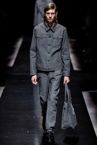 SS2020 Undercover Cindy Sherman Smoking Graphic Denim Jacket