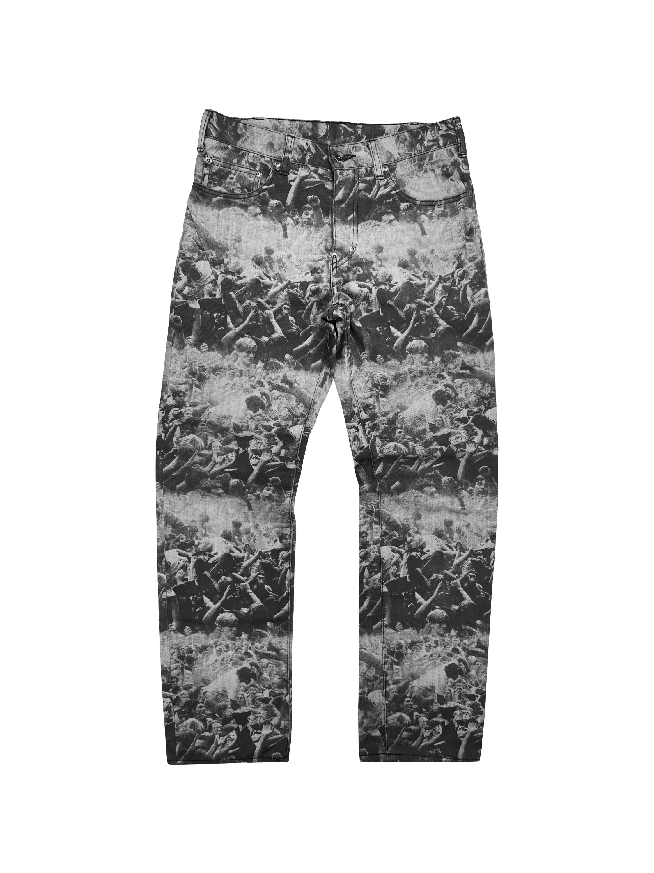 FW09 Number (N)ine Charles Peterson “Touch Me I’m Sick” Moshpit Denim