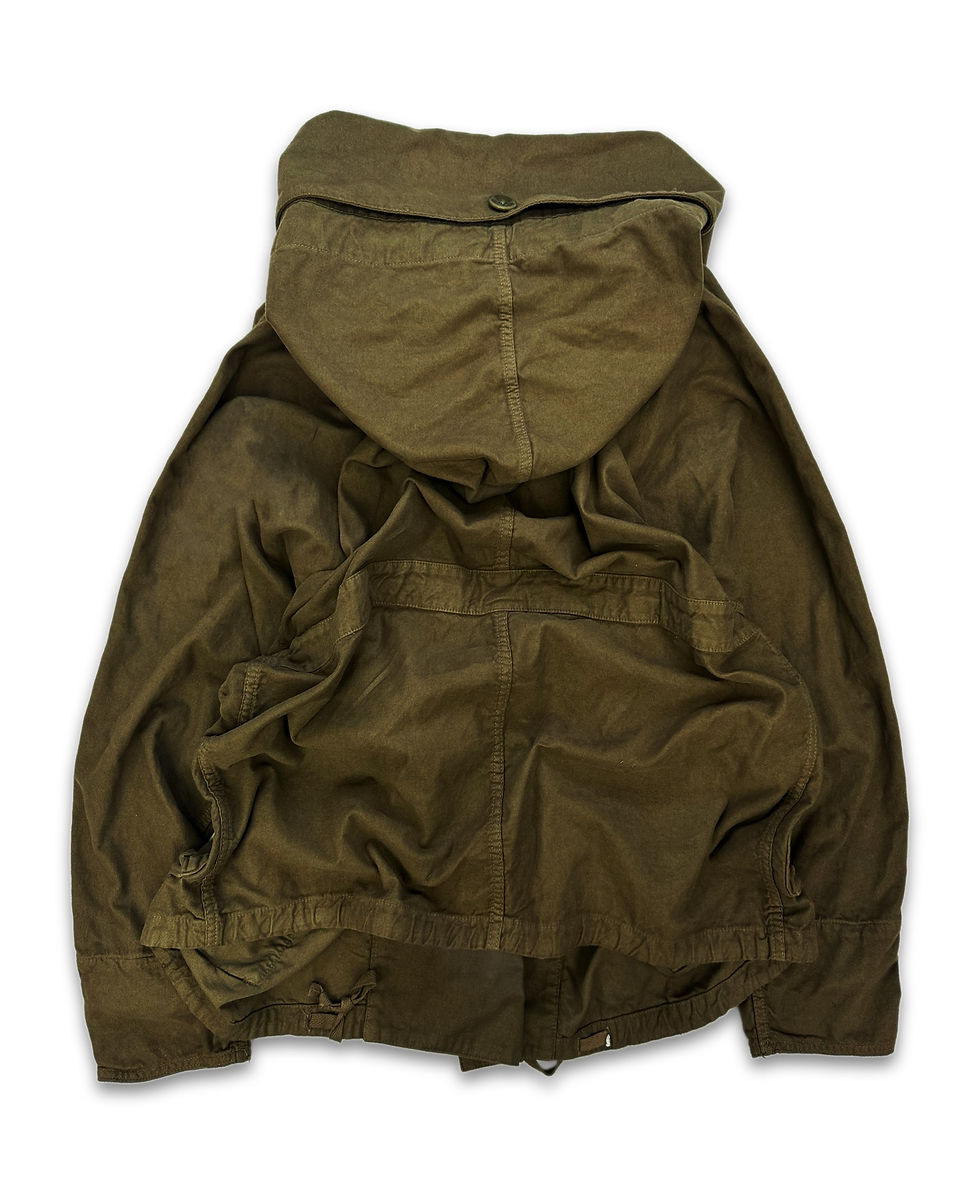 Thumbnail:  Kapital ‘Katsuragi’ Olive Green Multi Cargo Pocket Ring Jacket 