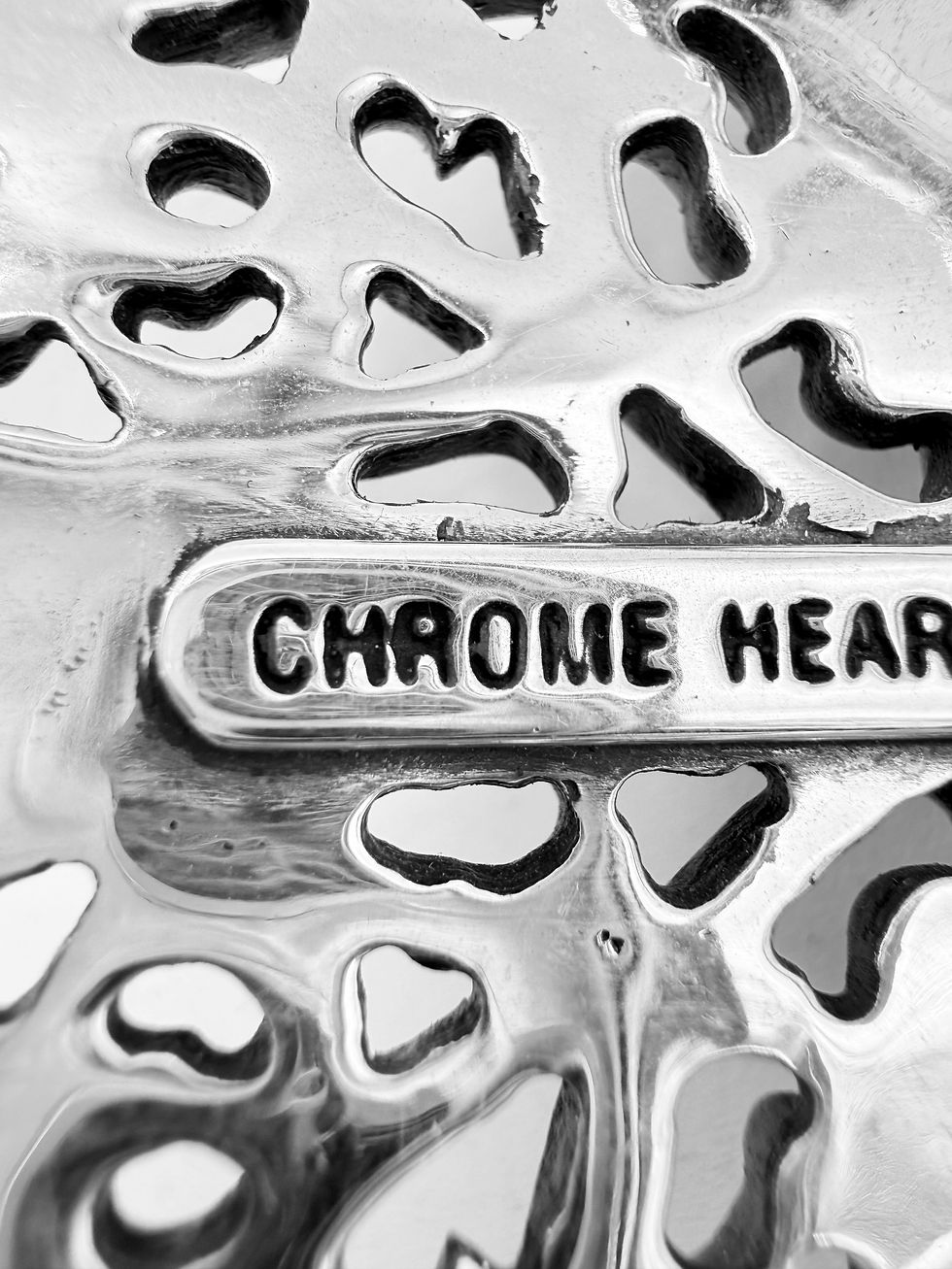 Thumbnail: Chrome Hearts 1.5 in Oval .925 Silver Belt Buckle
