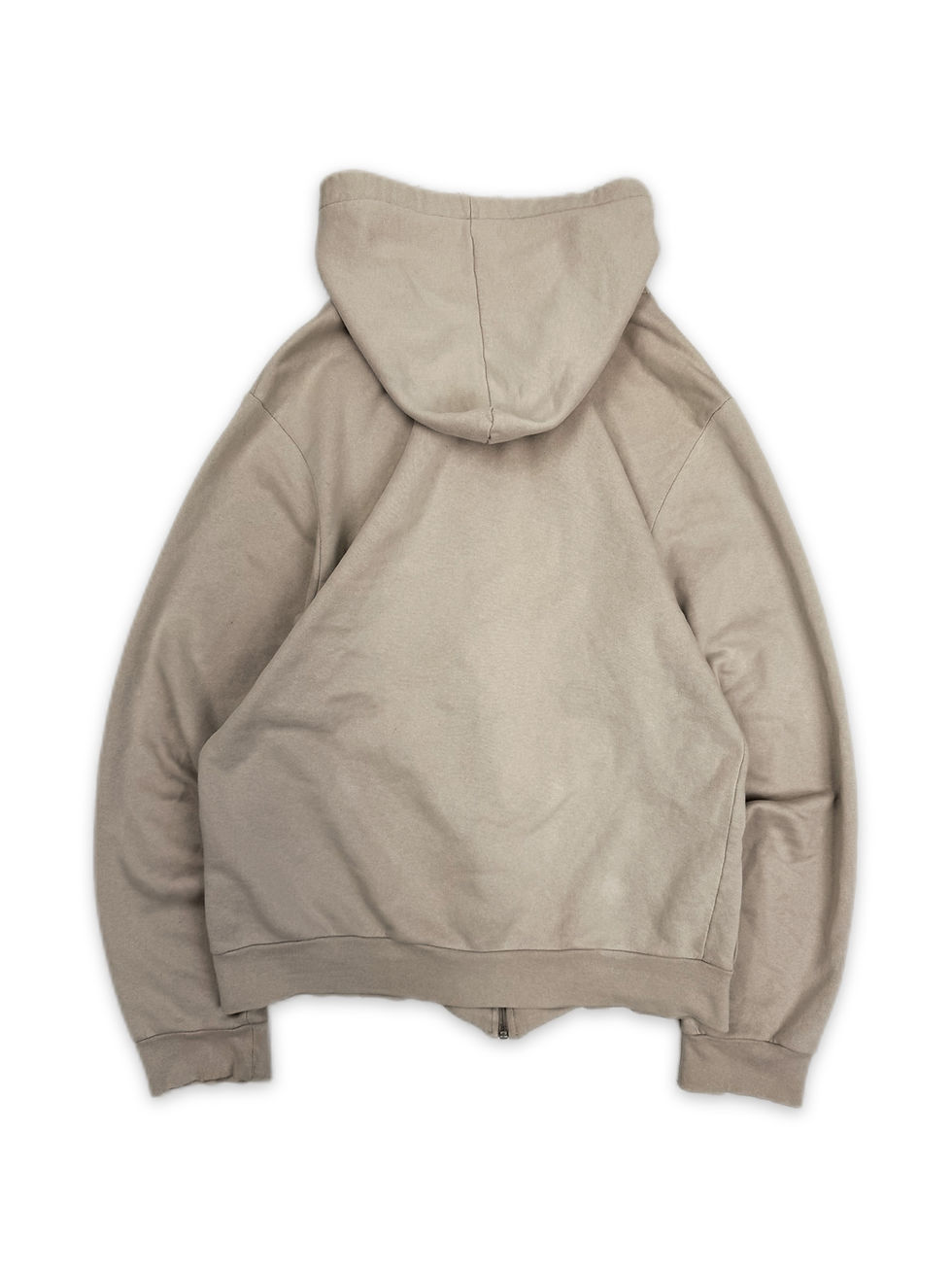 Thumbnail: AW03 Raf Simons ‘Kollaps’ Factory Records Beige Zip-up Hoodie
