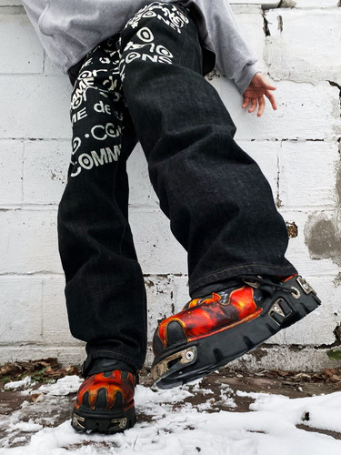 FW06 Junya Watanabe x 10 Corso Como Graffiti Dark Wash Denim