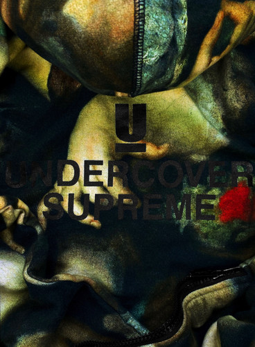 SS15 Undercover X Supreme 'Study of Hands' Full Print Hoodie