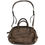 Thumbnail: Miu Miu Brown Leather Multi-zip Handbag