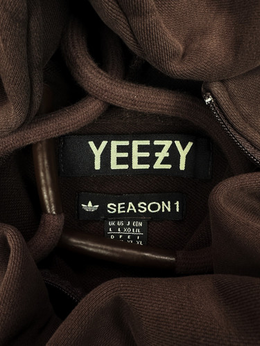 adidas gazelle silver green womens Yeezy Season 1 Cropped Hoodie – Justin Reed main image 1