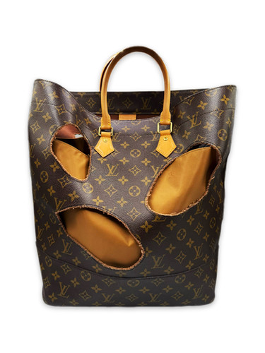 2014 Louis Vuitton by Rei Kawakubo Monogram Cut Out Tote Bag