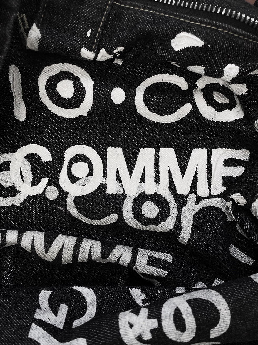 Thumbnail: FW06 Junya Watanabe x 10 Corso Como Graffiti Dark Wash Denim
