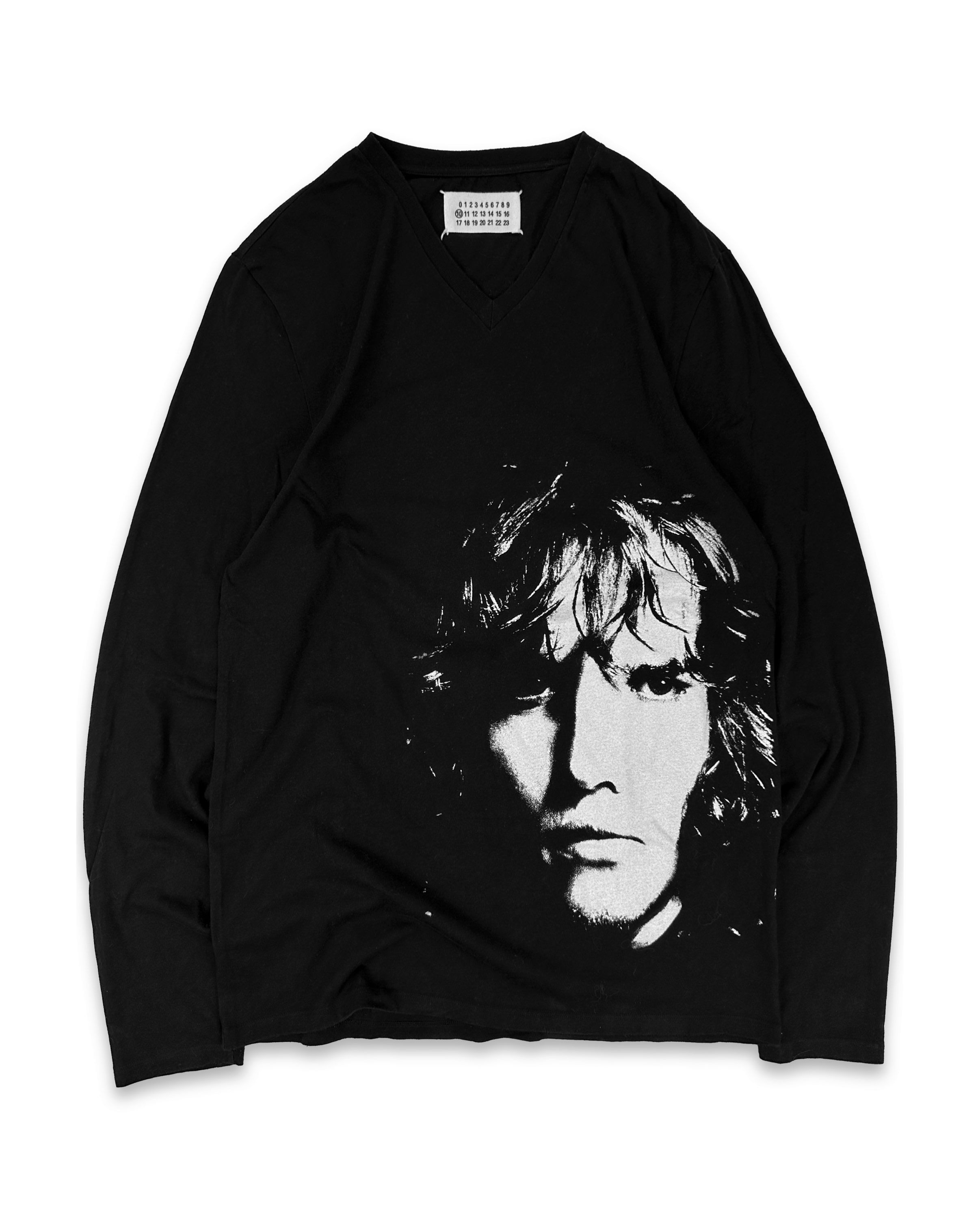 SS10 Maison Margiela ‘Face’ Negative Motif Longsleeve Shirt