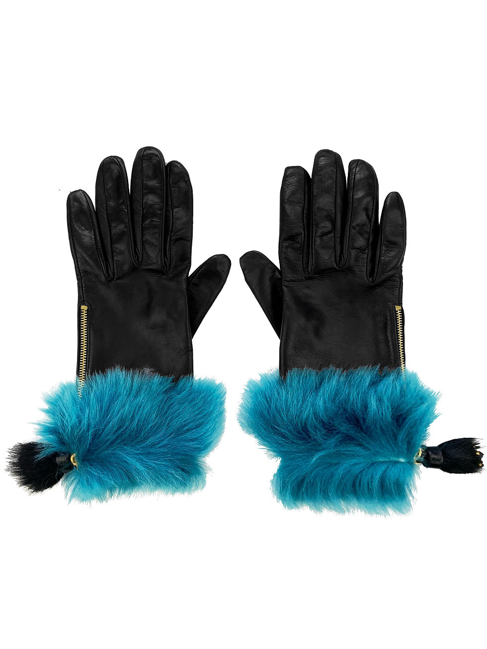Thumbnail: SS17 Prada Lambskin Lamb Fur Silk Lined Gloves