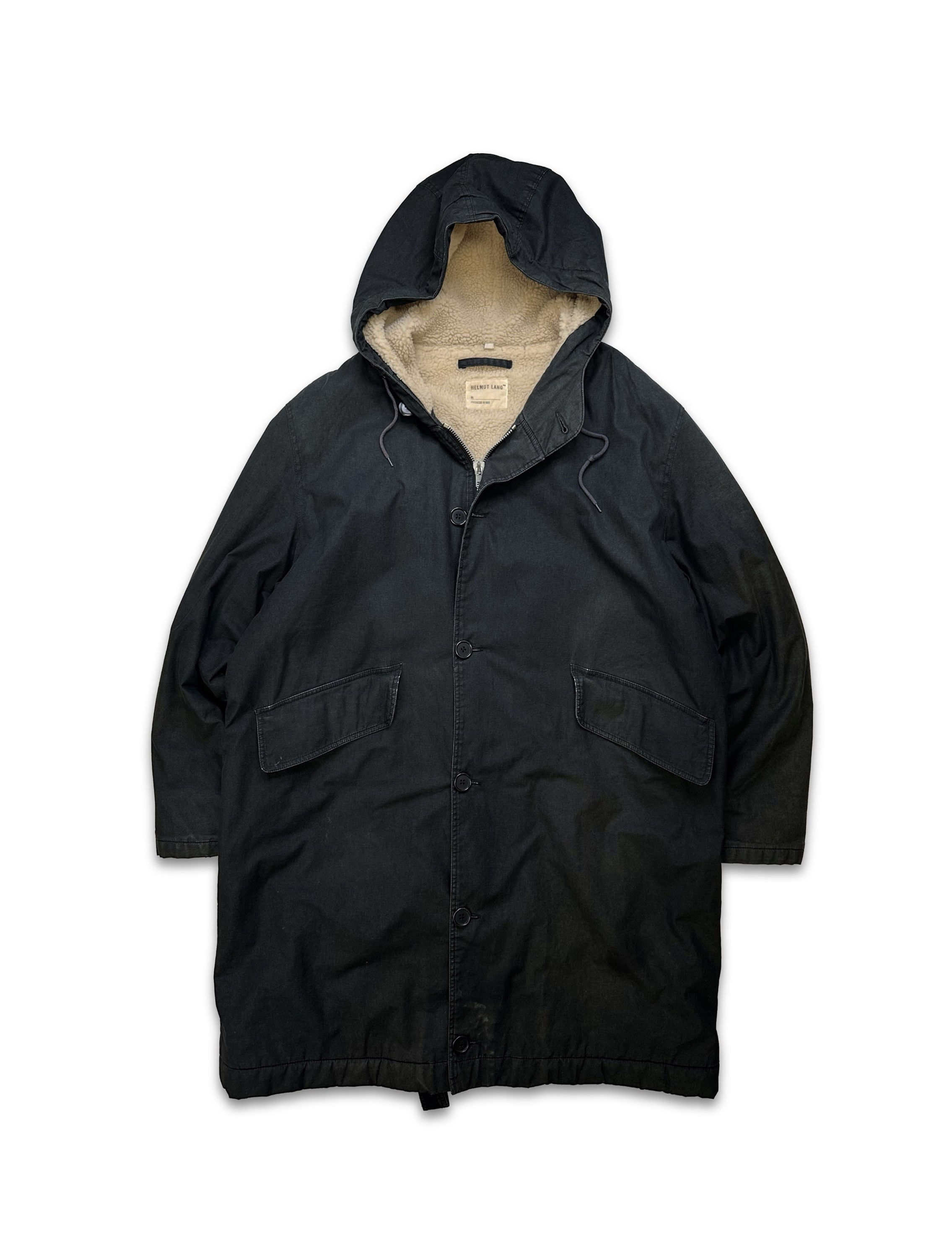 AW98 Helmut Lang ‘Shearling’ Lined Heavy Weight Trench Coat