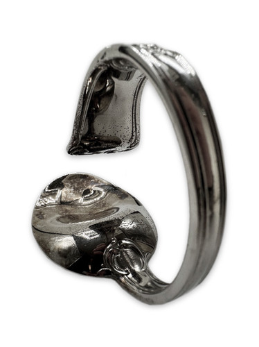 AW05 Maison Margiela 0 Artisanal 'Spoon' Upcycled Silver Bracelet