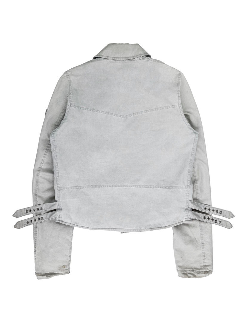 Thumbnail: SS04 Raf Simons “MTCBU” Cotton Cargo Pocket Biker Jacket