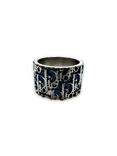 アクセサリー Christian Dior Trotter Ring Blue No.2 Christian Dior Trotter Ring Metal and Enamel Blue 7635135