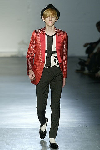 SS06 Dior Homme by Hedi Slimane Perforated Mesh Flag Tank
