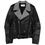 Thumbnail:  AW19 Celine by Hedi Slimane Checkered Studded Elbow Zip Leather Perfecto Jacket