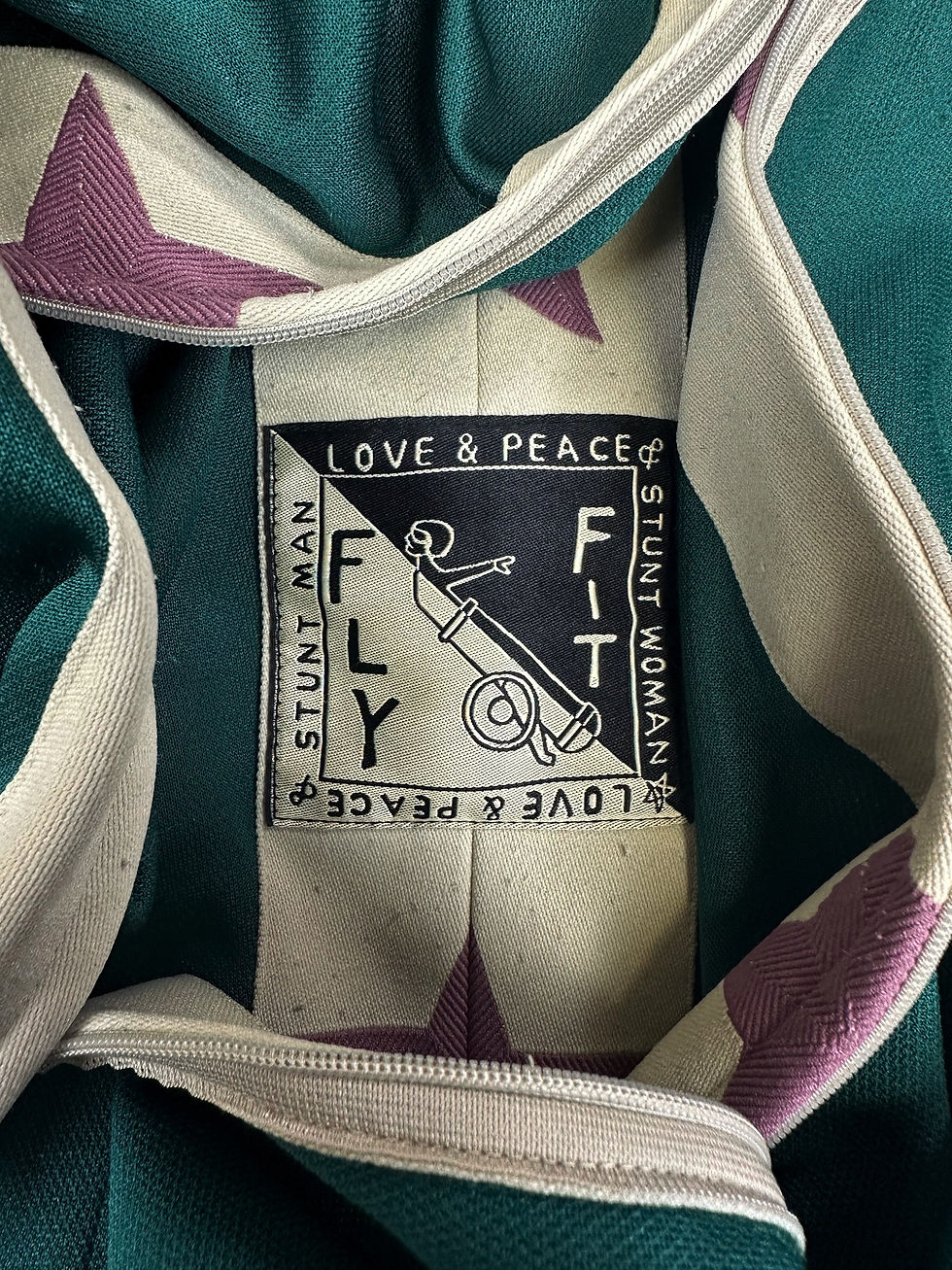 Thumbnail: Kapital ‘Love & Peace’ Star Stripe Flared Cut Sweat Pants
