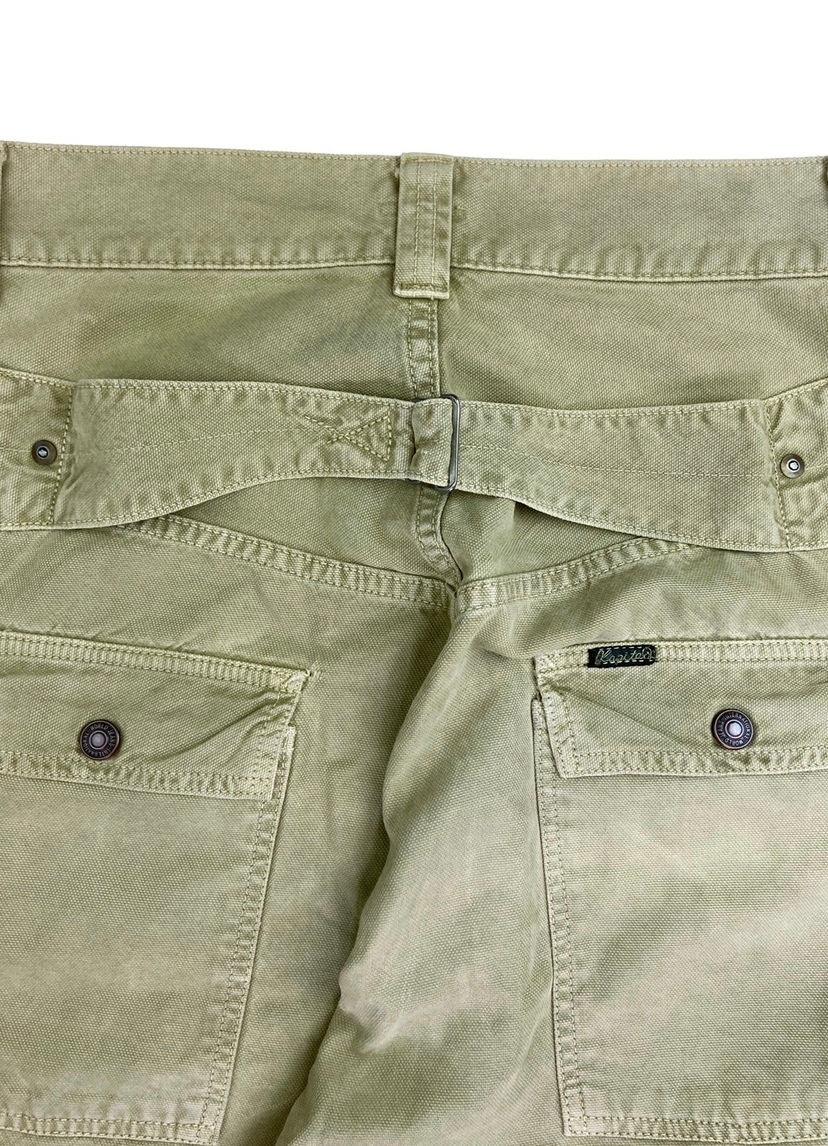 Thumbnail: Kapital Double Pocket Back Buckle Cargo Drop Crotch Pants