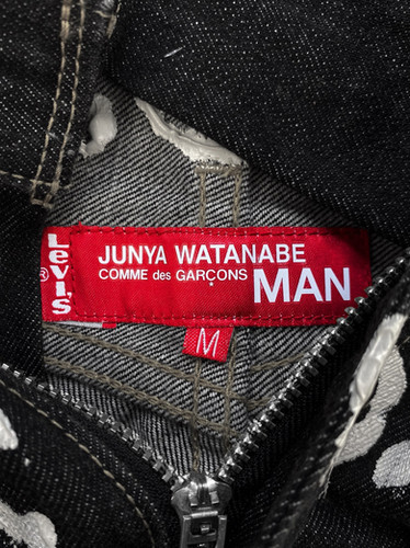 FW06 Junya Watanabe x 10 Corso Como Graffiti Dark Wash Denim