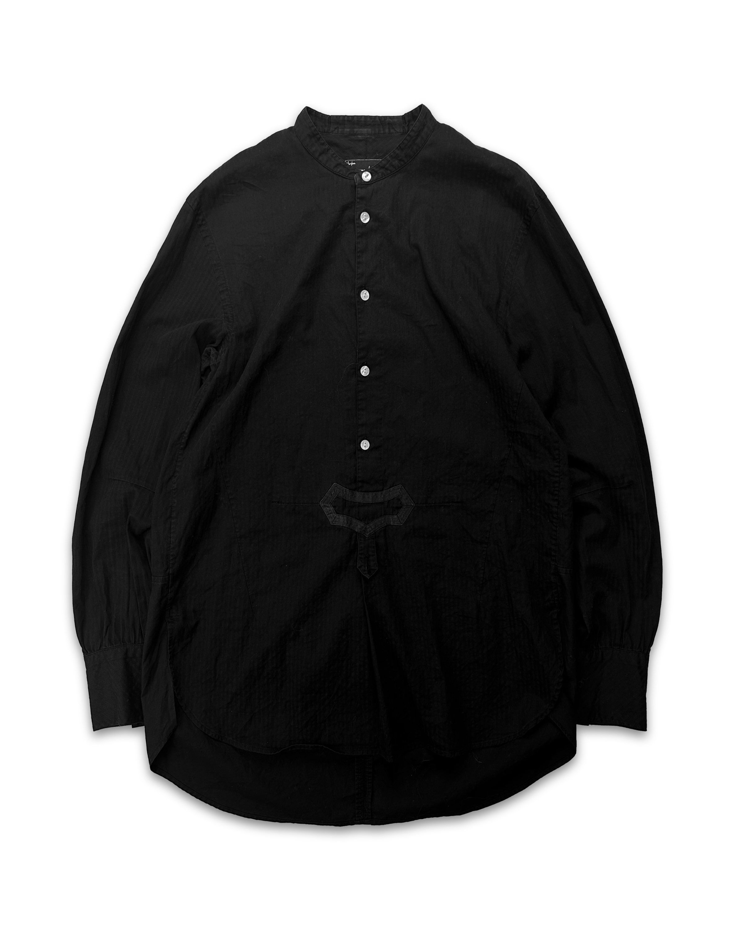 00s Number (N)ine ‘Western’ Black Button Up Long Sleeve Shirt