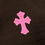 Thumbnail: Chrome Hearts 12 Pink Cross Patch Brown Double Knee Carpenter Pants