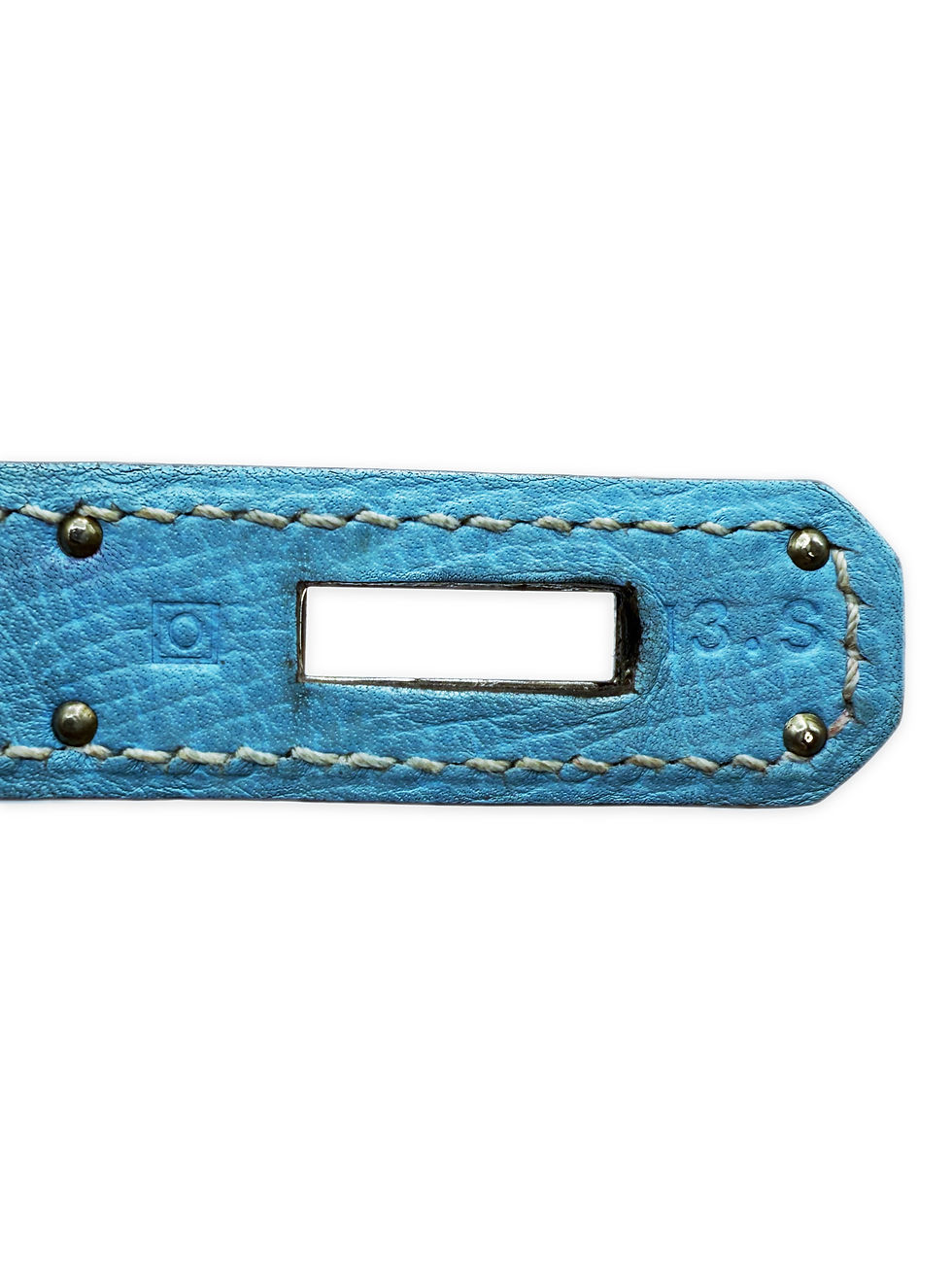 Thumbnail: AW11 Hermès Kelly 32 Retourne Candy Bleu Celeste Hand Bag
