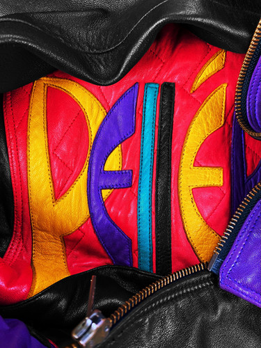 90s Pelle Pelle 'Picasso' Calfskin Leather Bomber Jacket