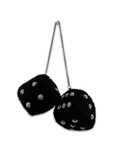 小物 Y2K Dice chain Silver Dice Necklace, Mens Pendant Necklace, Mens Silver