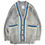 Thumbnail: Sandro Paris Heather Grey Metallic Striped Cardigan