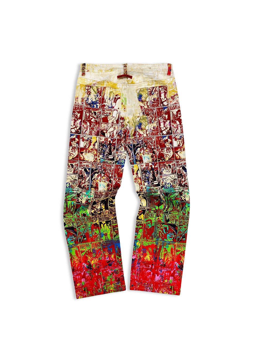 Thumbnail: AW95 Jean Paul Gaultier ‘Comic’ Mad Max Full Print Denim