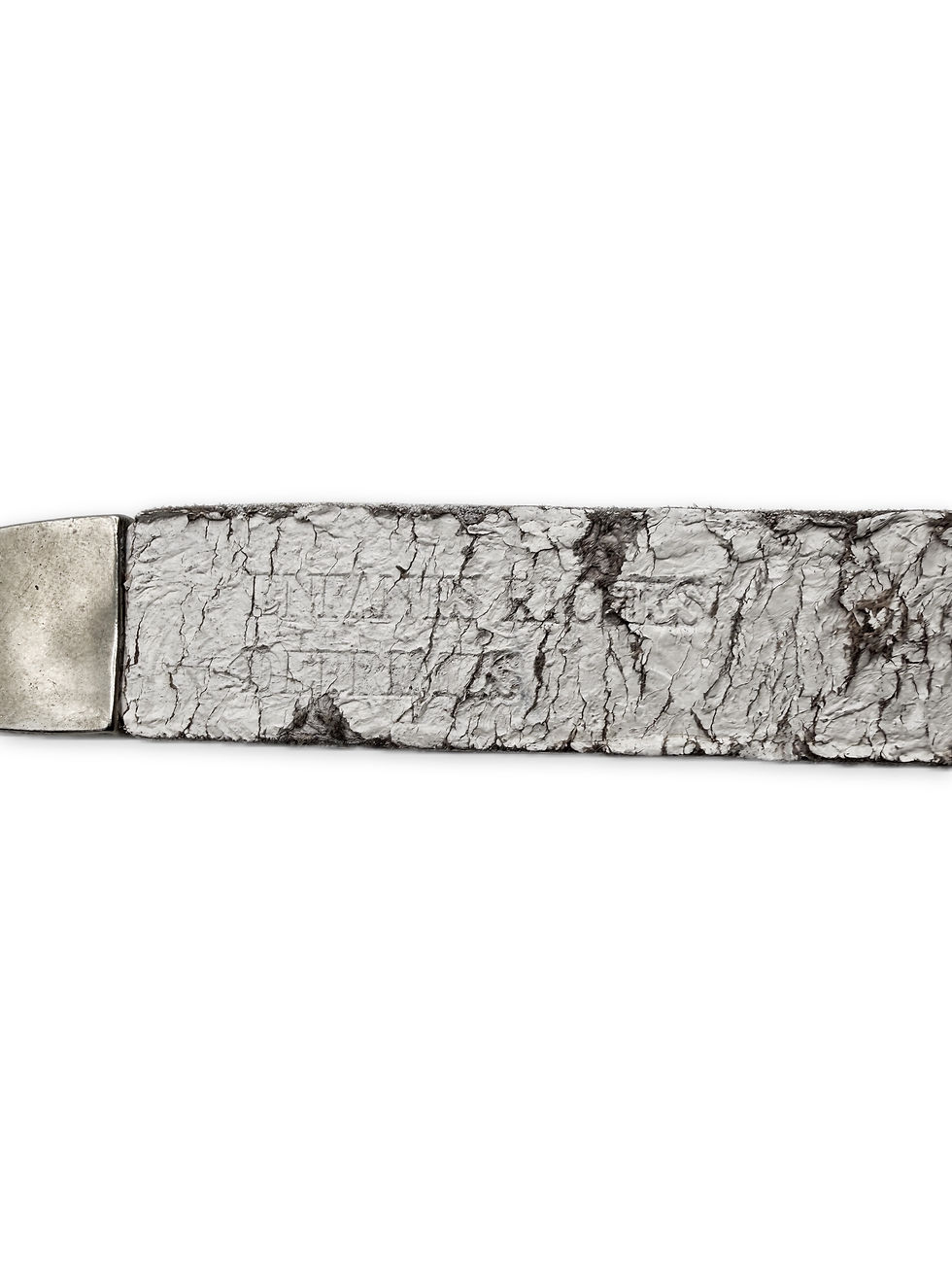 Thumbnail: Enfants Riches Deprimes Eagle Buckle Studded While Leather Belt 