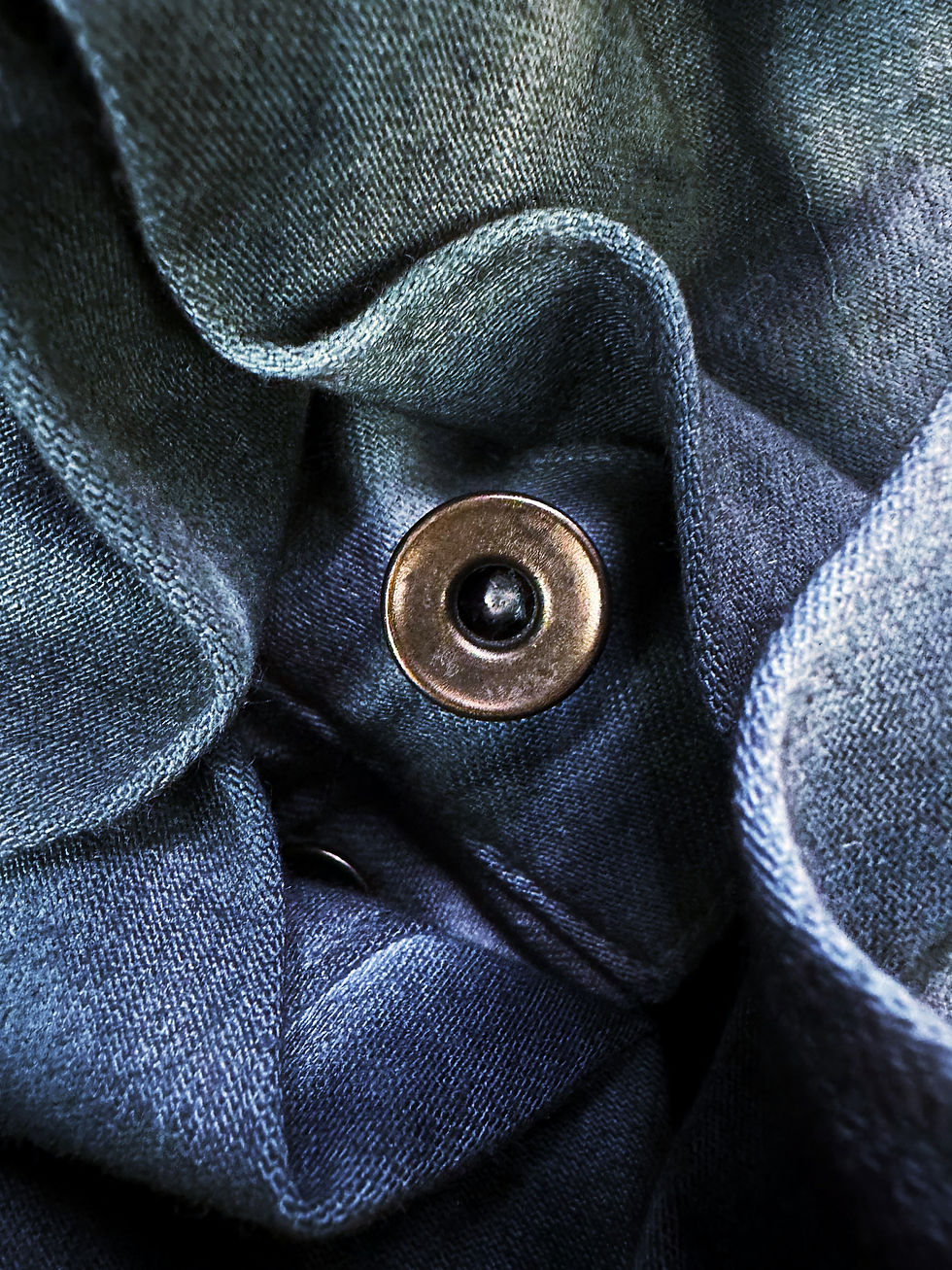 Thumbnail: Shellac Blue Blotch Dye Slim Cut Denim 