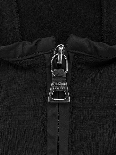 2000's Prada Sport Nylon Full-zip Hoodie | ArchiveThreads