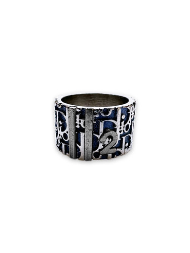 アクセサリー Christian Dior Trotter Ring Blue No.2 Vintage Trotter Ring – Loom & Magpie Boutique