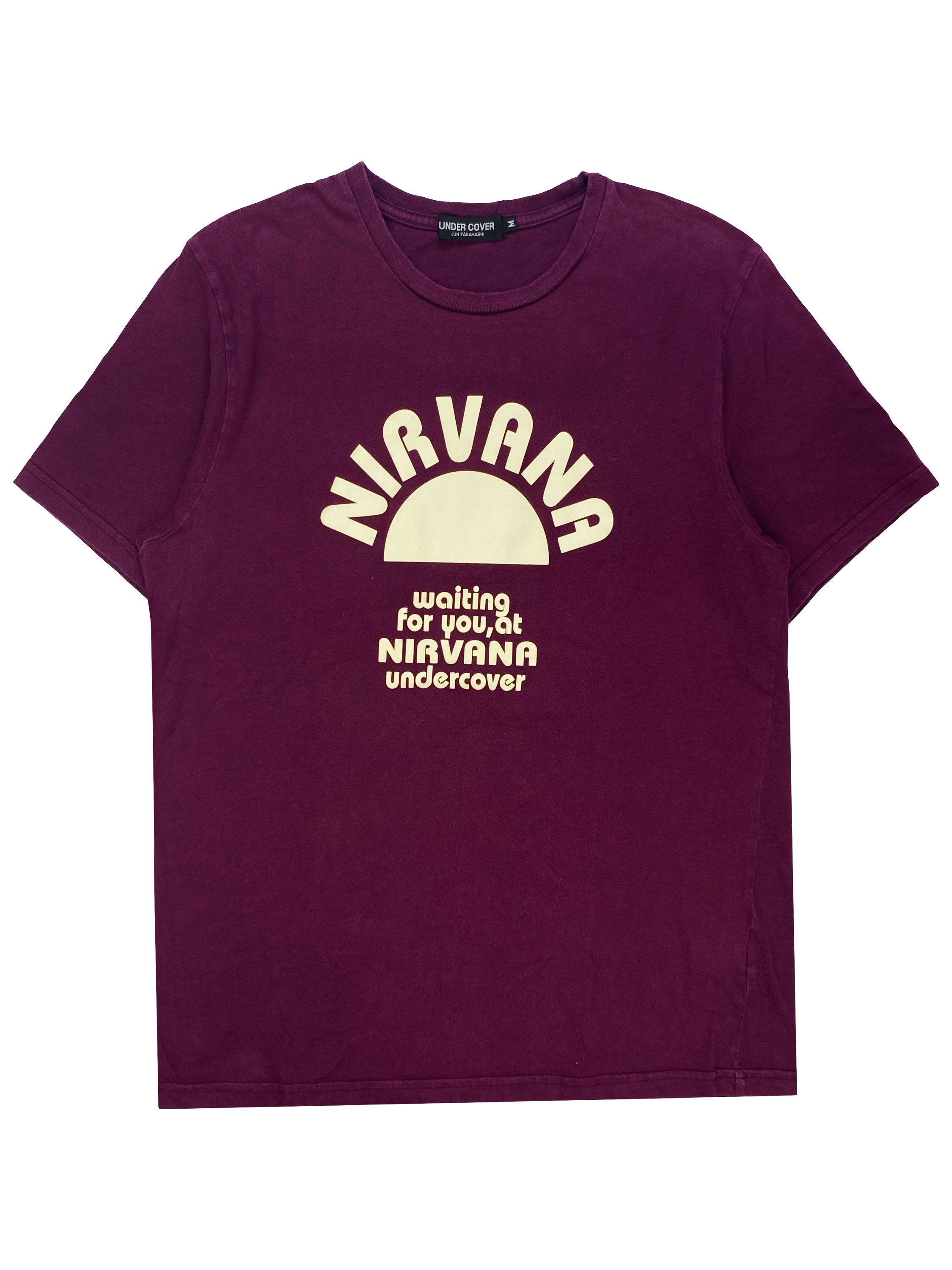 Undercover ‘Nirvana’ Maroon Graphic Arc Logo T-Shirt