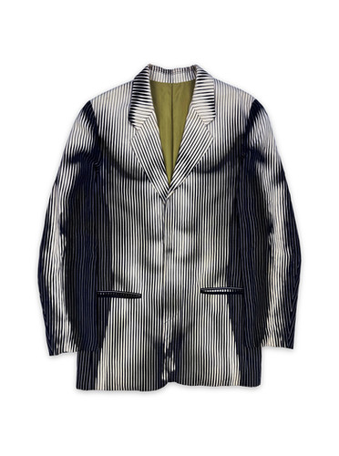 SS96 Jean Paul Gaultier 'Muscle' Trompe L'Oeil Suit Jacket